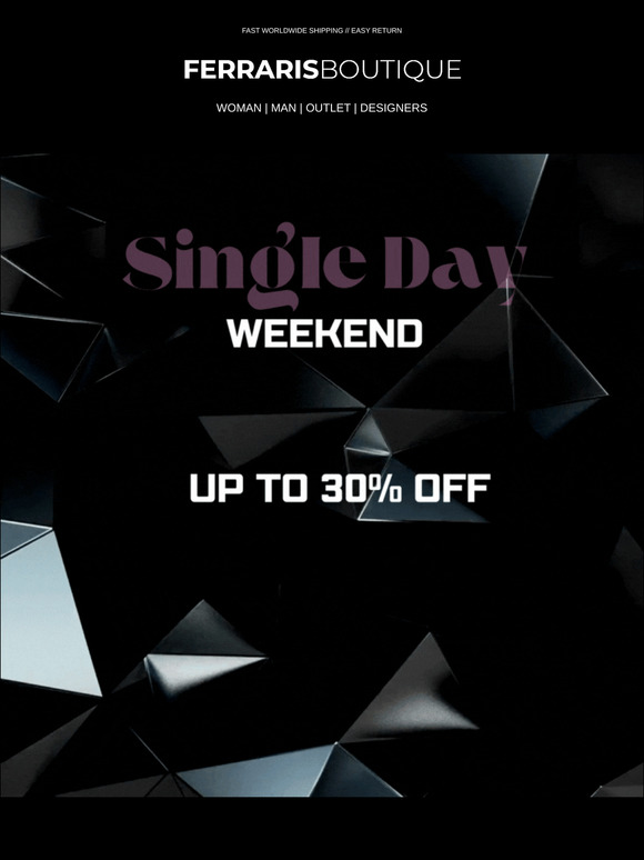 💜 SINGLE DAY WEEKEND! 💜