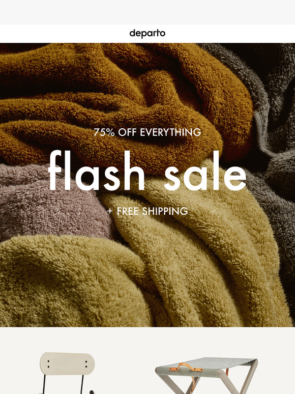 FLASH SALE  |  75% Off Everything