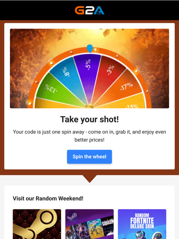 Your discount code is... 🎲