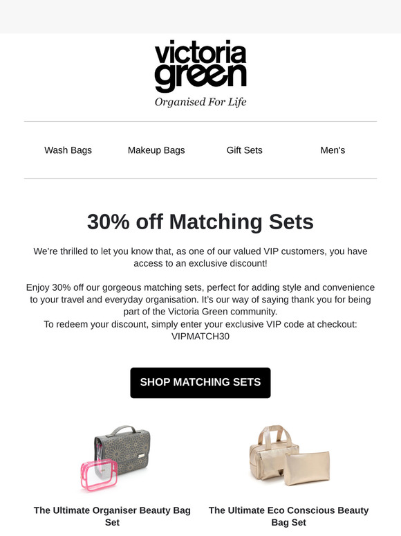 Exclusive Discount - 30% off Matching Sets This Weekend!