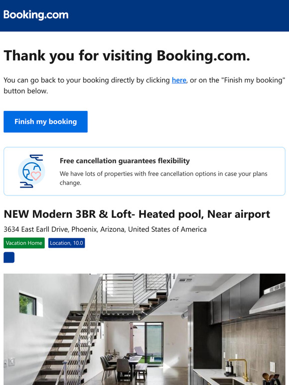 🛒 NEW Modern 3BR & Loft- Heated pool, Near airport is waiting for you