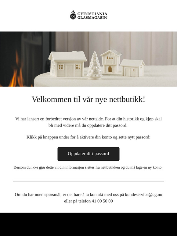 Aktivering av kundekonto