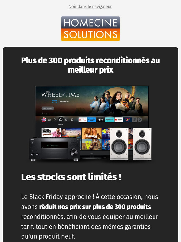 Plus de 300 produits reconditionnés au meilleur prix