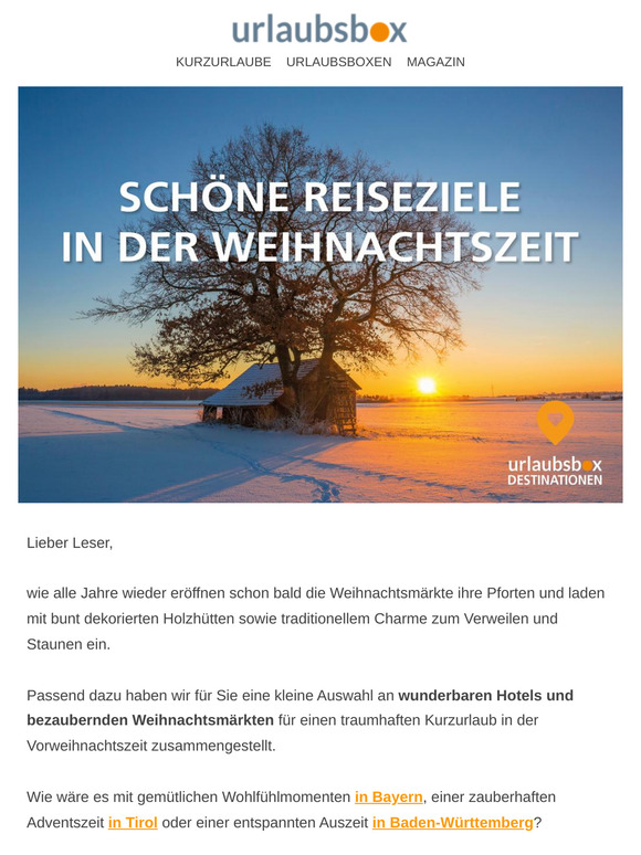 🎄 Entdecken Sie wunderschöne Orte in der Vorweihnachtszeit 🎄