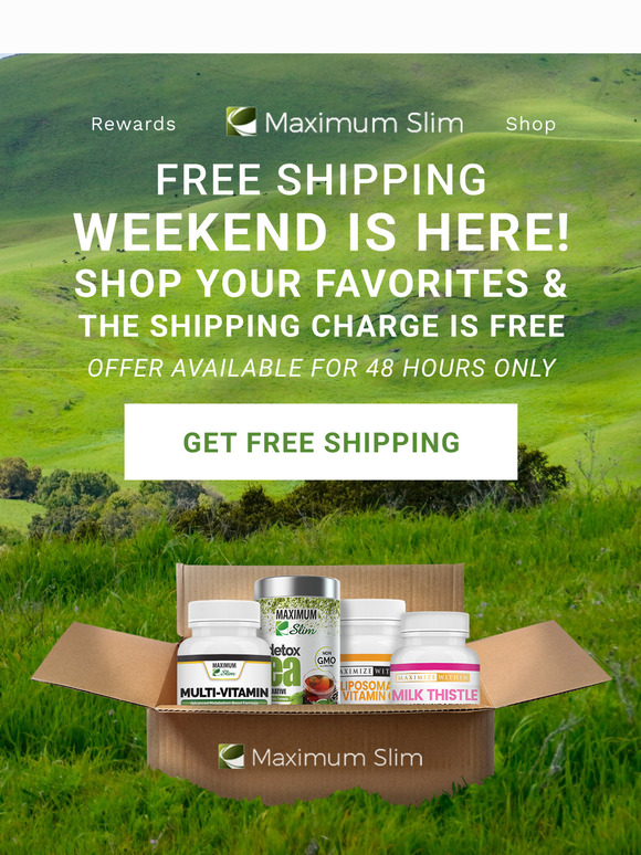 🚨Free Shipping Weekend starts NOW 🚨