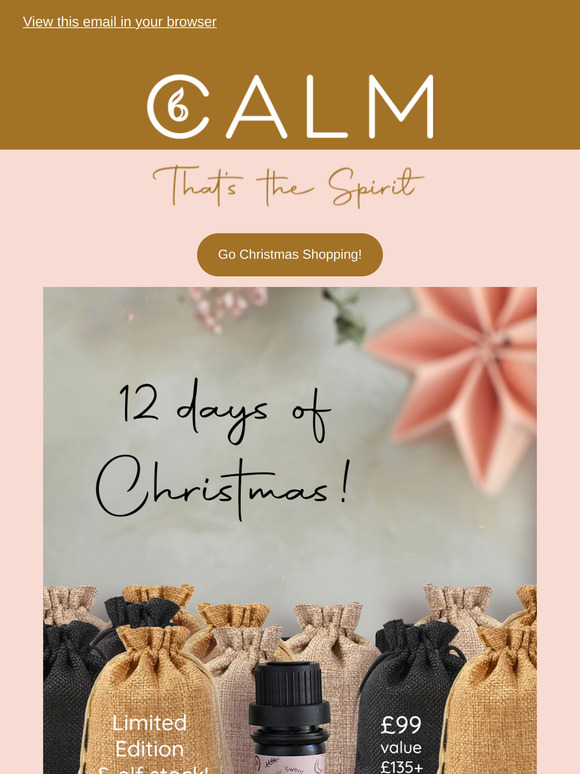 🌟 Early Access: Shop Christmas Wellness Gifts Now!