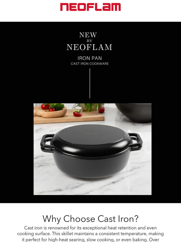 Neoflam new iron pan!