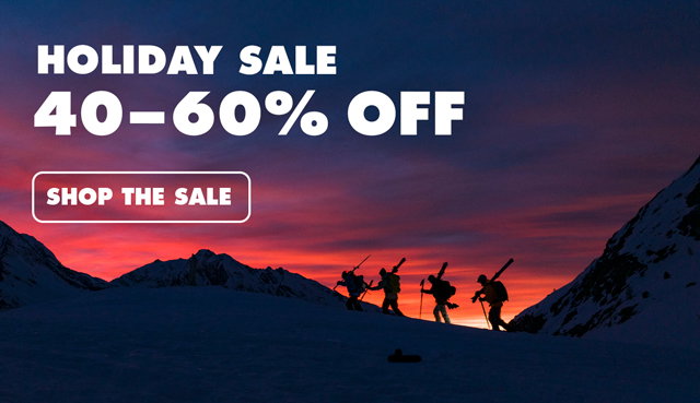 Holiday Sale 40-60% off, shop the sale