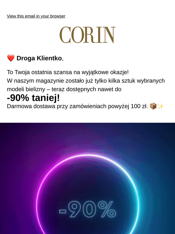 🔥 Ostatnie sztuki bielizny w wyjątkowych cenach – zniżki do -90%! 🔥