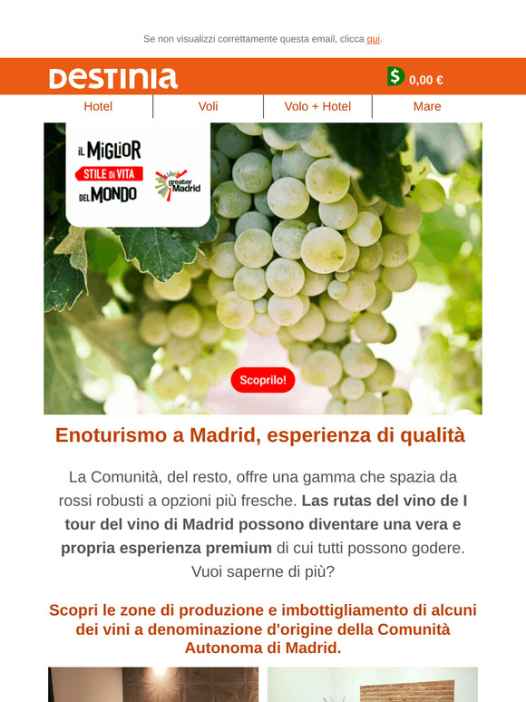 Goditi un'esperienza premium nella Comunità Autonoma di Madrid 🍷🍇😍