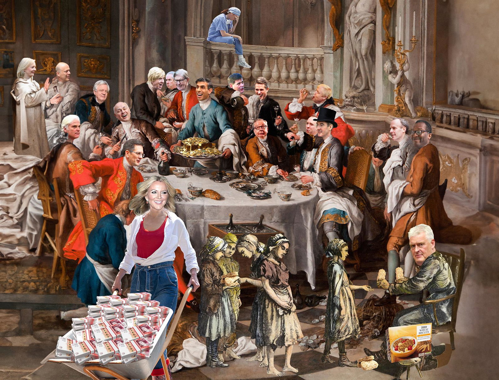 Image of Cold War Steve Oyster Banquet 1000 Piece Jigsaw Puzzle