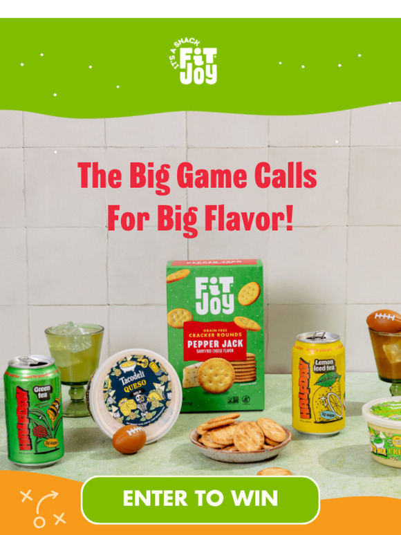 Score Big! Win 2 MONTHS of Game Day snacks