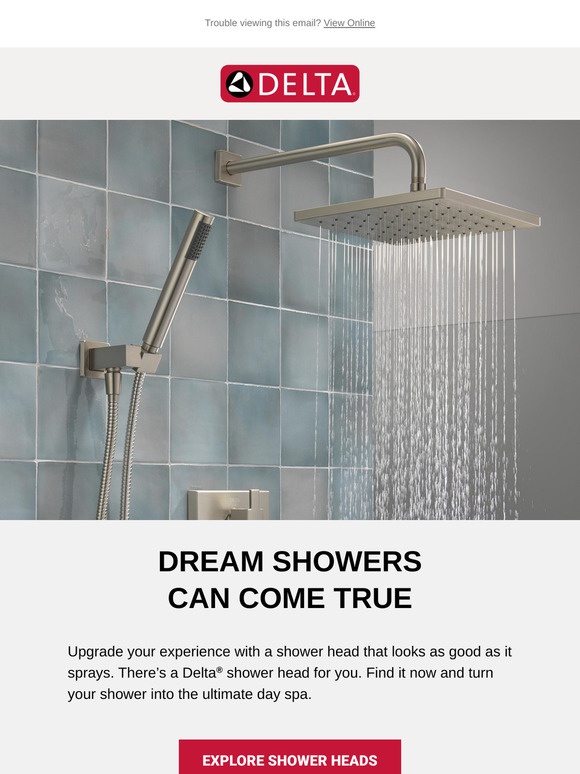 Upgrade your shower head and get a clean start 🚿