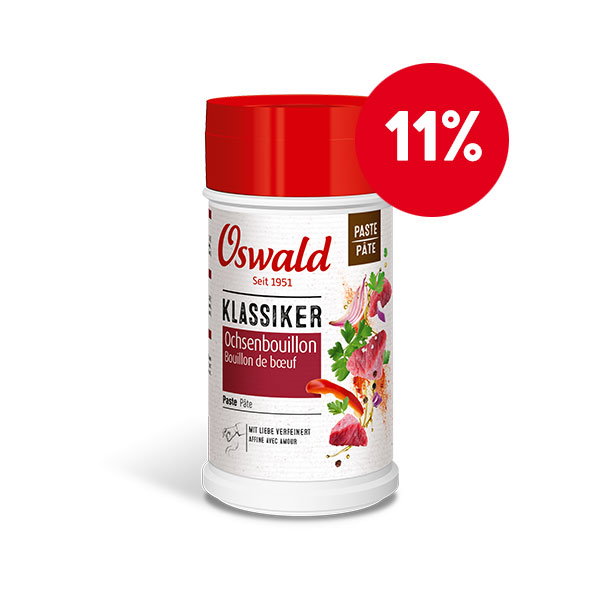 Kleine Dose Ochsenbouillon Paste, Bouillon, Oswald