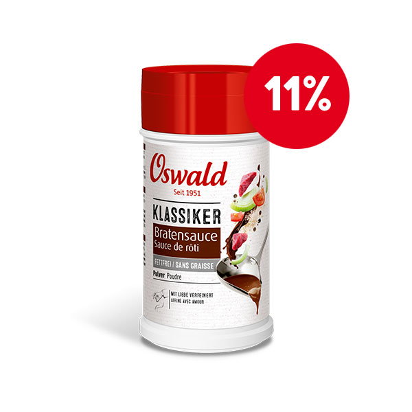 Kleine Dose Bratensauce fettfrei, Saucen, Oswald