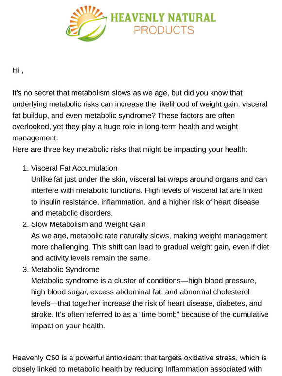 Do you have a Metabolic Time Bomb Inside You?