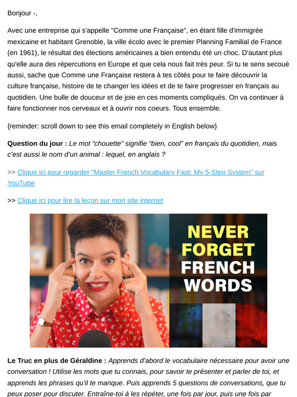 🇫🇷 No more forgetting your French vocab 🧠 [Weekly lesson]