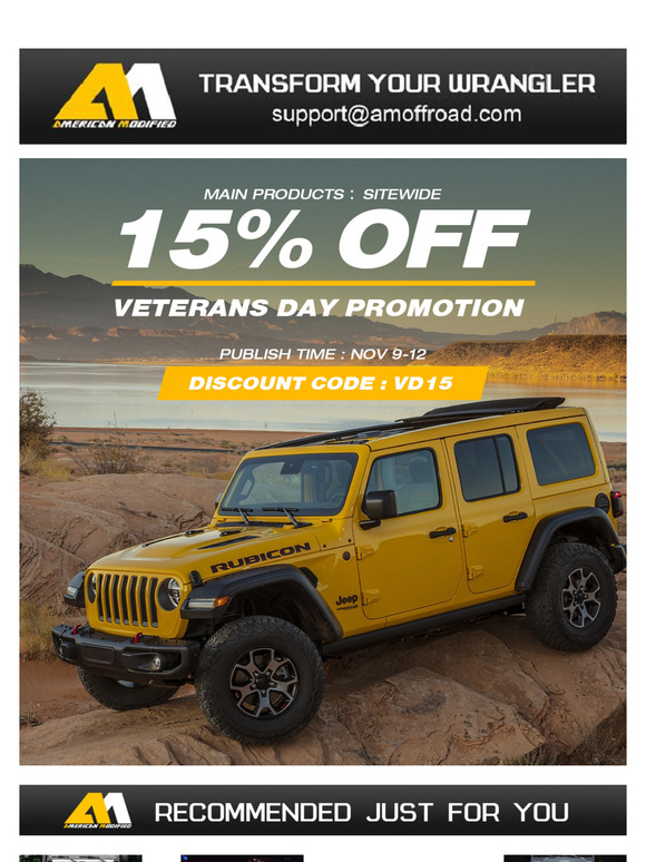 Veterans Day Promotion⏱️From Nov.9 to Nov.12