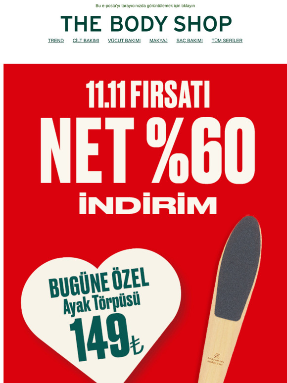 📣 Bugüne Özel Ayak Törpüsü 149₺! 📣