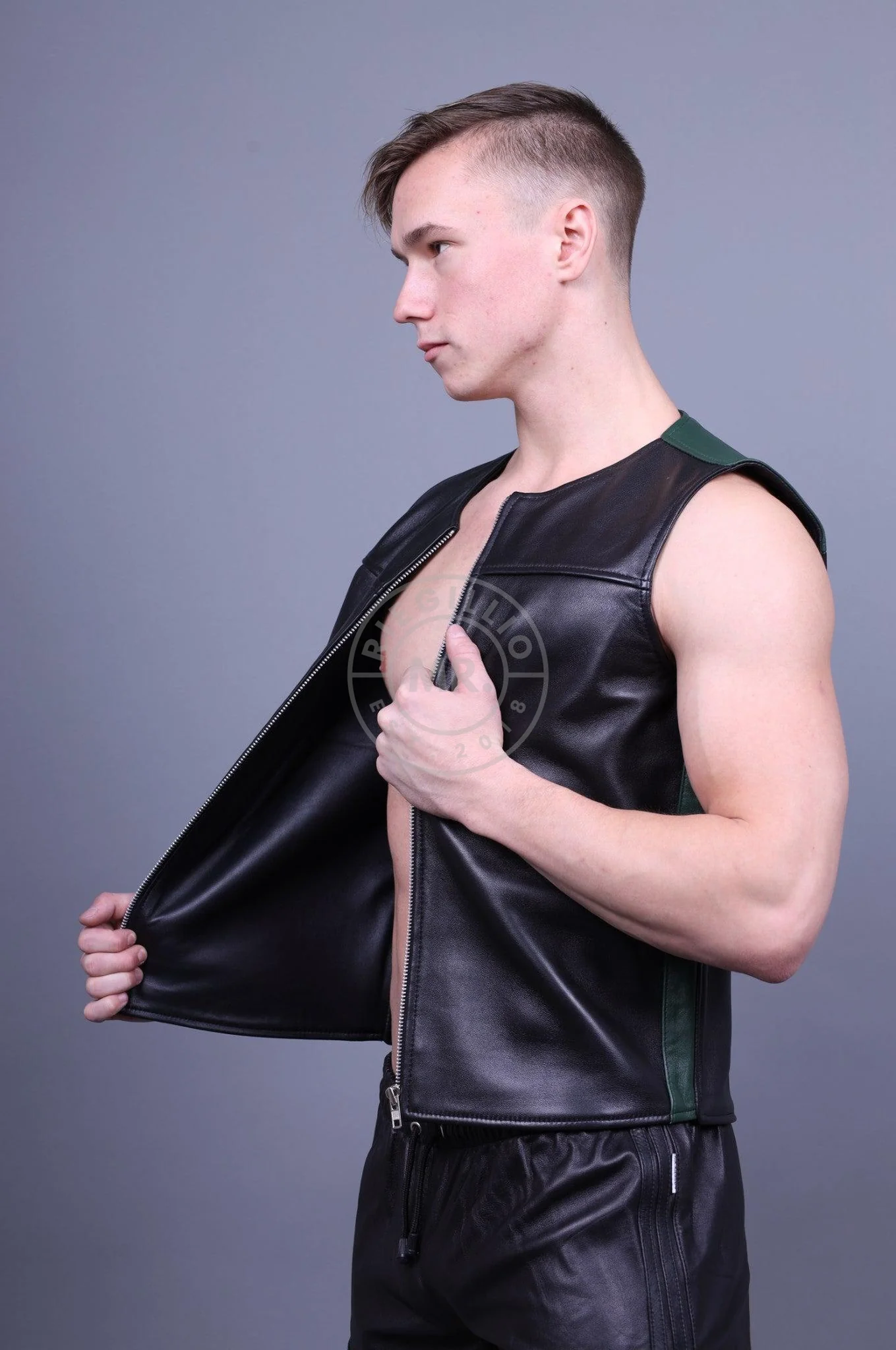 Image of LEATHER VEST