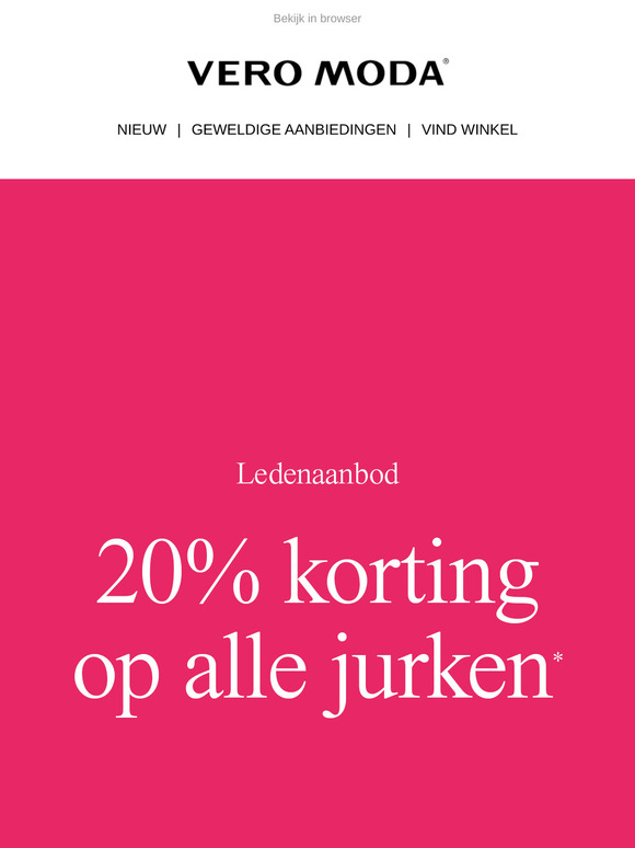 Pre-access: 20% korting op ALLE jurken ❤️🩷