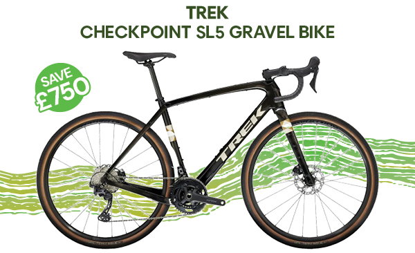 TREK Checkpoint SL5 Gravel Bike - Black SAVE £750