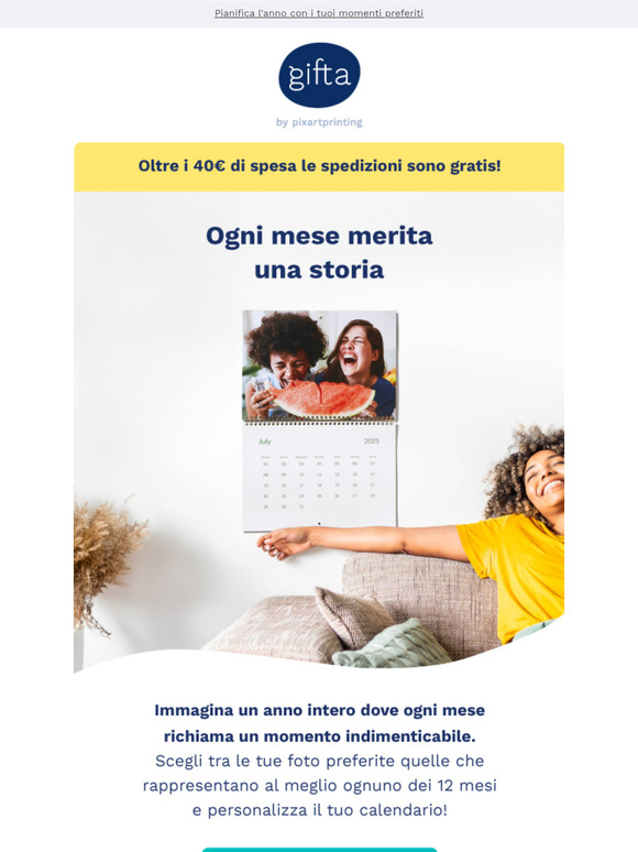 Ogni mese merita un ricordo: crea il tuo calendario!