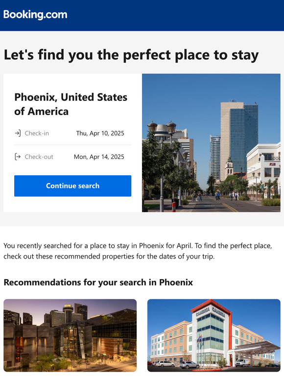 Choose a property in Phoenix – starting from $276