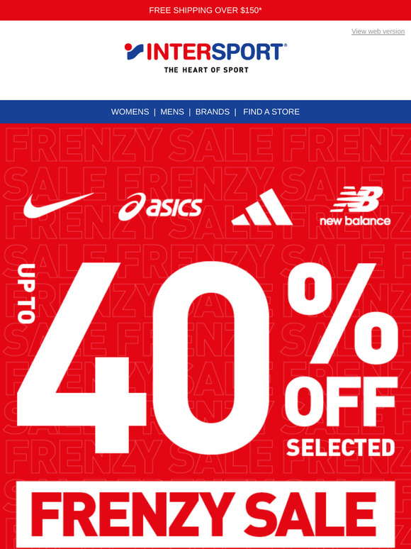 FRENZY SALE STARTS NOW!