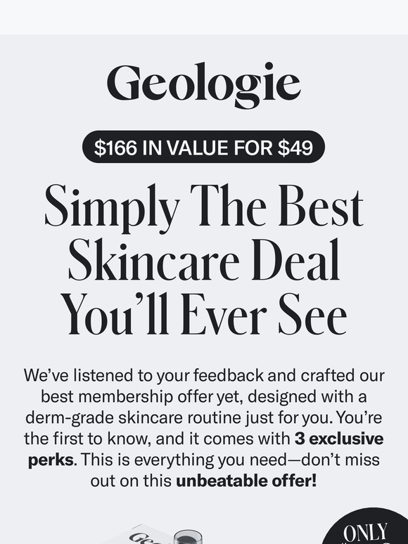 Our Black Friday Offer Has Come Early: Full-Size Skincare Set – Only $49 Today!