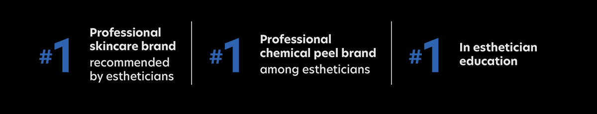 #1 Professional Skincare Brand Recommended by Estheticians