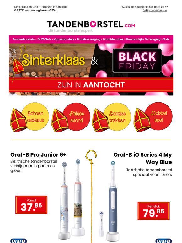 Sinterklaas 🎁 & Black Friday 🖤 zijn in aantocht