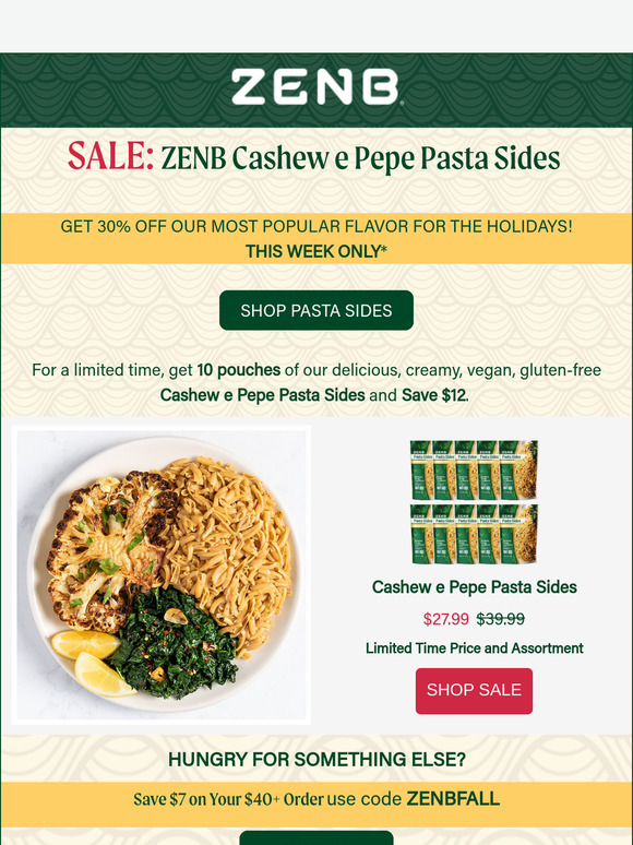 Our BEST SELLING Pasta Side Flavor is on SALE!😱
