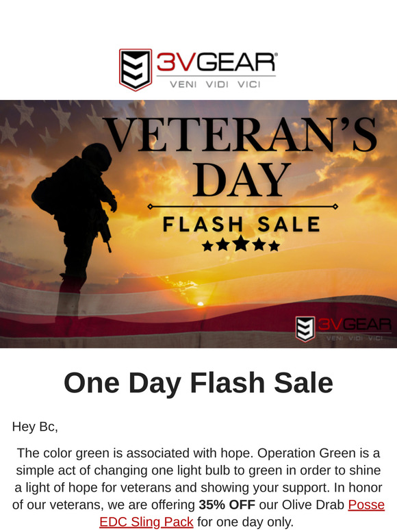 🪖Veteran's Day Flash Sale
