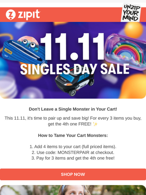 4Th Item Free on 11.11! 🎉