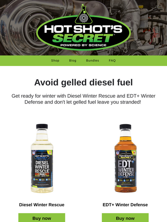 Prevent Diesel Gelling - Winter Ready with Diesel Rescue!