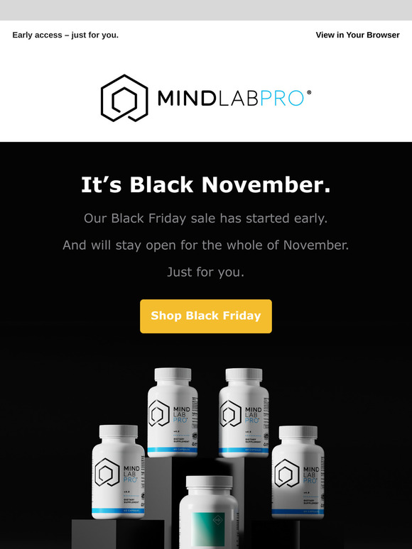 Black Friday sale – now on!