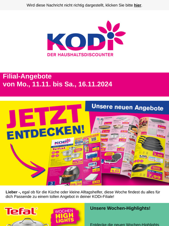 KODi-Angebote ab 11.11.2024 - z.B. Weihnachtsdeko ab 1,49,-