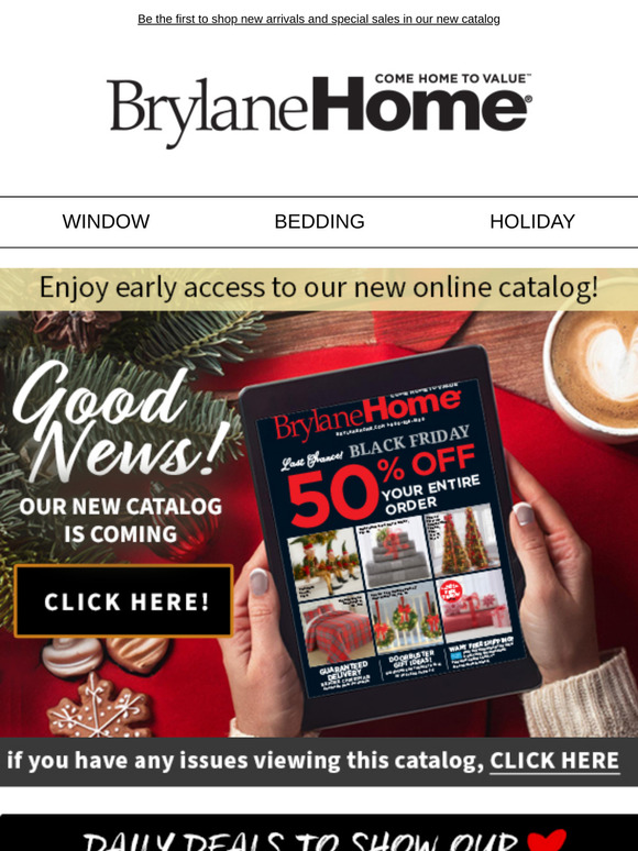 Brylane Home CATALOG. Milled