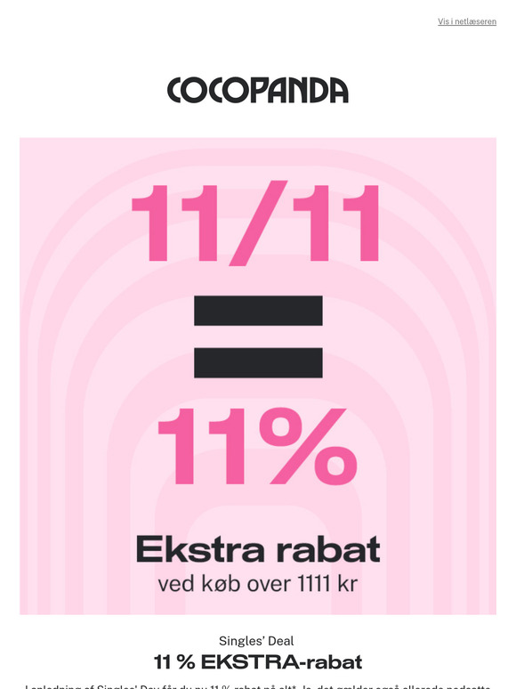 11 % EKSTRA rabat 💘