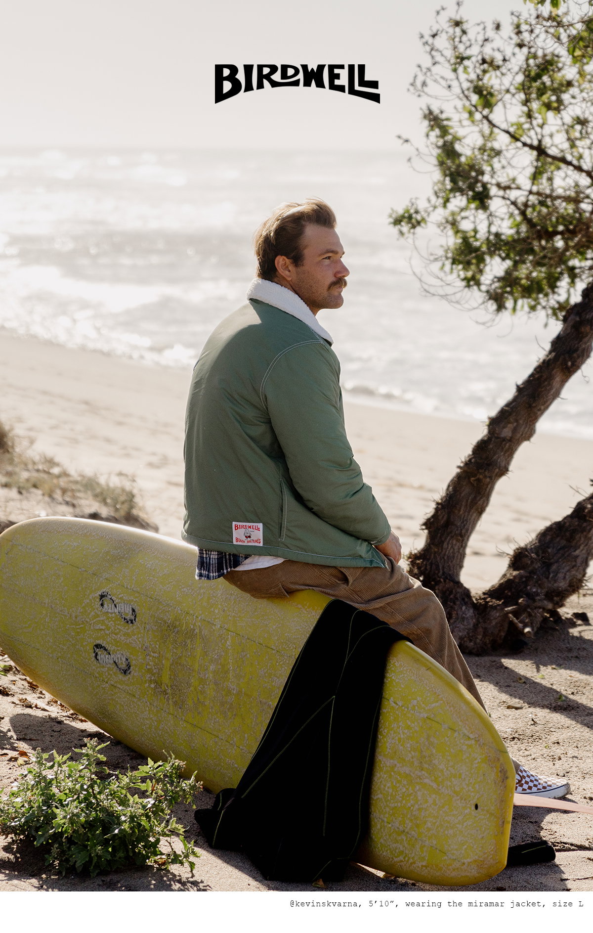 Kevin wearing the Miramar Jacket