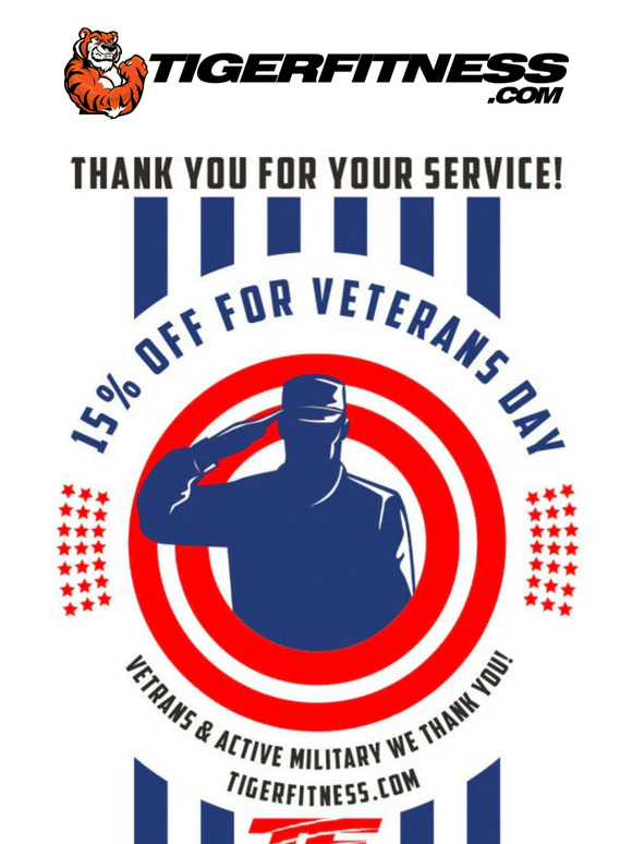 🎖️Thank You Veterans! Servicemembers Get 15% OFF Today!