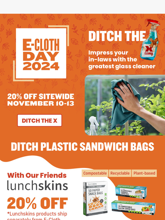 Ditch Plastic Sandwich Bags! 20% OFF SITEWIDE!