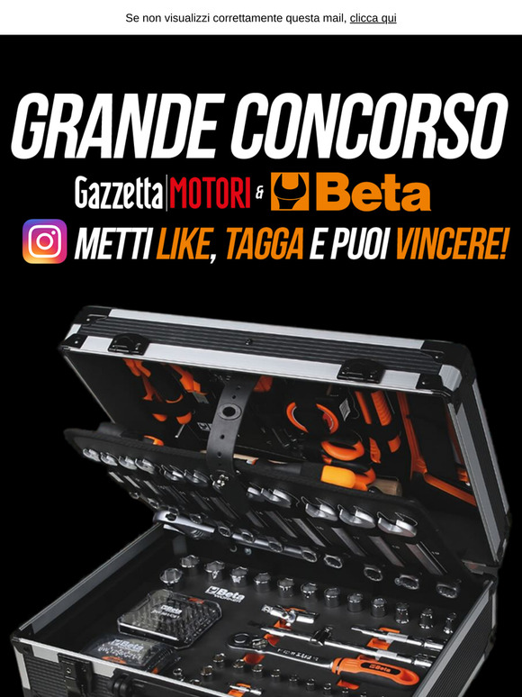 Grande concorso Gazzetta Motori & Beta