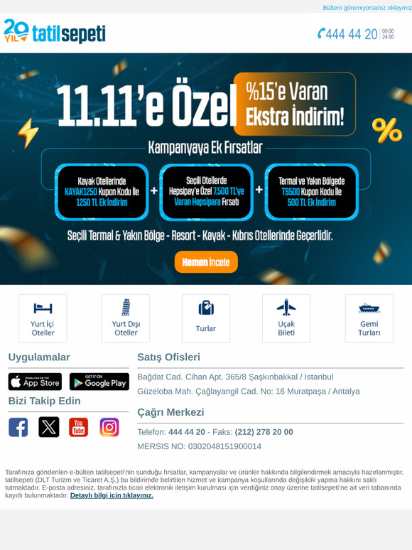 📢 11.11'e Özel Ekstra İndirimler & Fırsatlar! 🤩 Bugüne Özel Fırsatları Kaçırma!