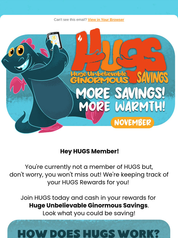 How many HUGS Rewards could you already have, ?