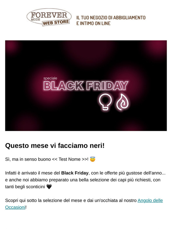 Questo mese vi facciamo neri 🖤