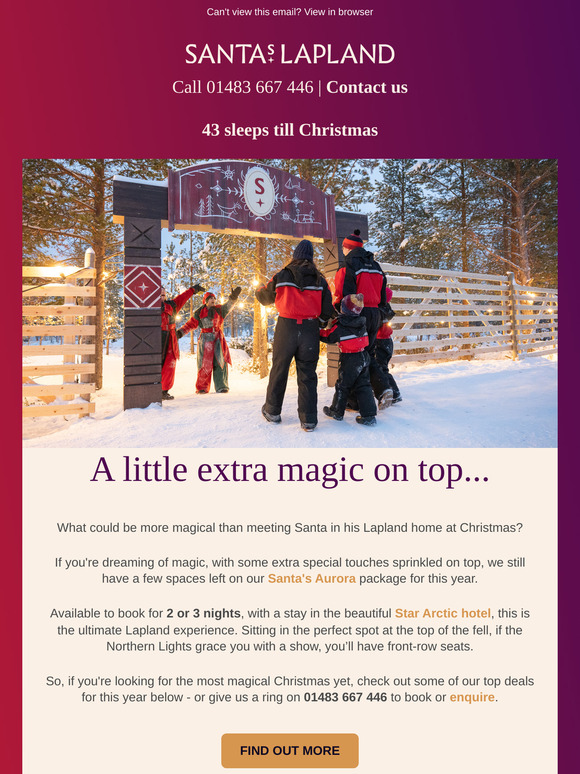 A little extra magic on top... 🎅✨