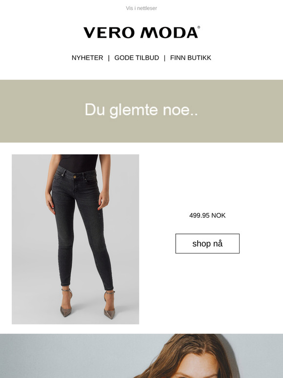 Du glemte noe, —