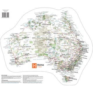 Map of Australia Sticker - Medium